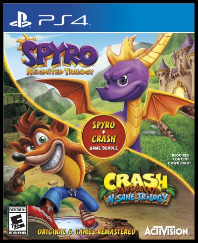 Crash Bandicoot N.Sane Trilogy + Spyro Reignited Trilogy