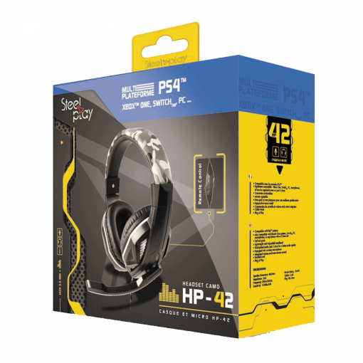 Steelplay HP42 Wired Headset Ice Camo slušalice ok